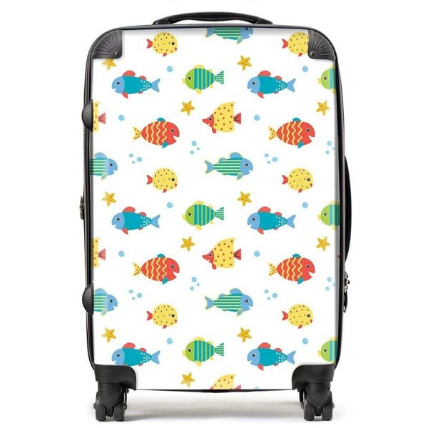 Warren Reed Swimming Fish Suitcase