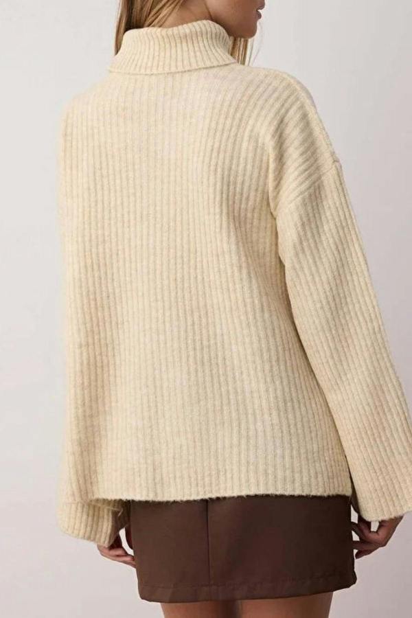 WOVCOR Soft-Textured Knit Sweater