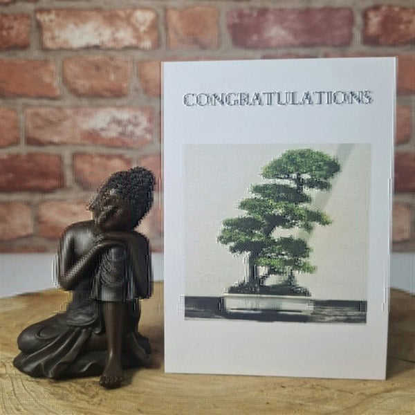 Yorkshire Bonsai Personalised Greeting Card "Congratulations"