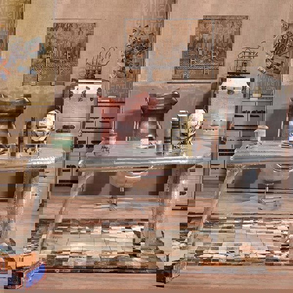 A3 Aviator Egg chair, Brown Leather, Aluminium-Weilai Concept-Weilai Concept