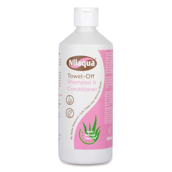 Nilaqua Towel Off, Naturally Antibacterial Shampoo 500ml
