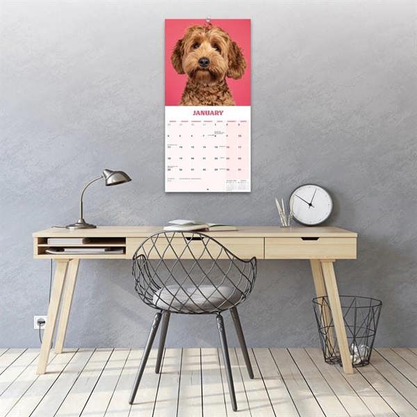 Cockapoo Calendar 2027, Wall Calendars, Month To View, Dogs, Gift