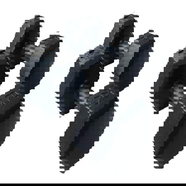 HXGN 2 x 4kg Hex Dumbbells