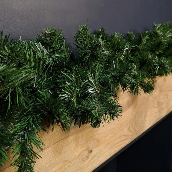 Samuel Alexander 270cm (9ft) Indoor Plain Green Colorado Christmas Garland