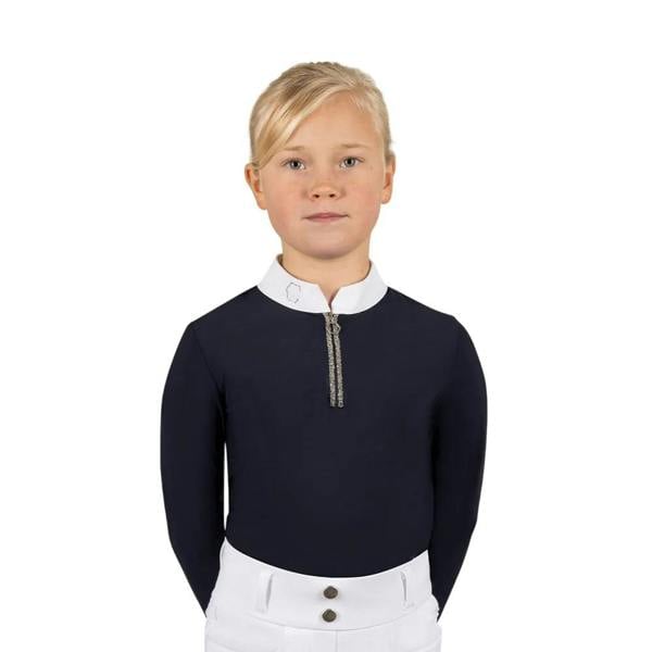 Coldstream Childrens/Kids Next Generation Elrick Show Competition Shirt - Navy - 