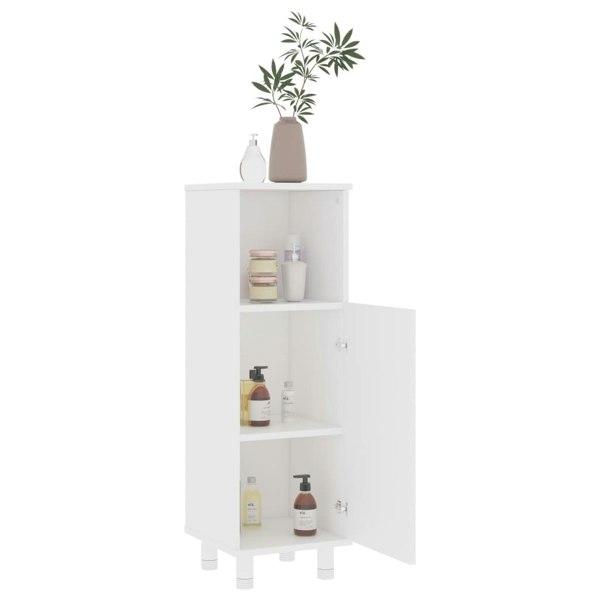 Berkfield Bathroom Cabinet White 30x30x95 cm Engineered Wood