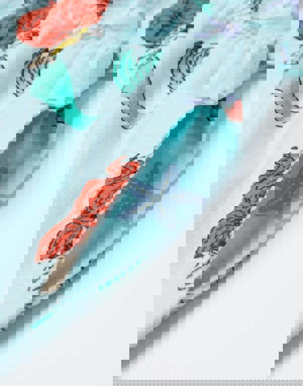 Disney The Little Mermaid Girls Blue Character AOP Sleeveless Playsuit