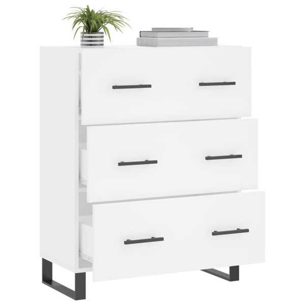 Berkfield Sideboard White 69.5x34x90 cm Engineered Wood