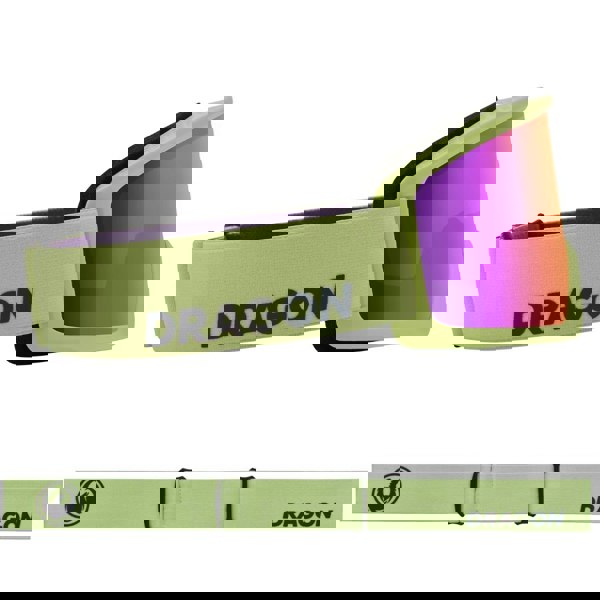 Dragon DX3 PLUS OTG - Matcha with Lumalens Purple Ionized & Lumalens Midnight Lens