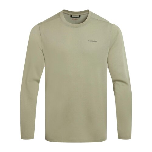 Craghoppers Mens Abel Nosilife Long-Sleeved T-Shirt - Bayleaf - Bayleaf - 74% Recycled Polyester/22% Cotton/4% Elastane