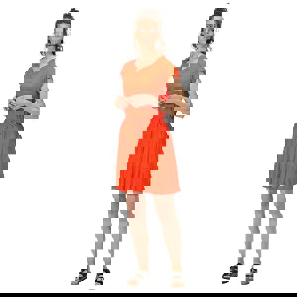 Regatta Womens/Ladies Reanna Tiered Casual Dress - Crayon - 