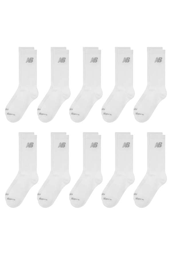 New Balance 10-Pack Cushioned Crew Socks