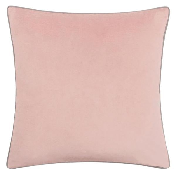 Furn Meridian Velvet Cushion Cover - Blush/Grey - 