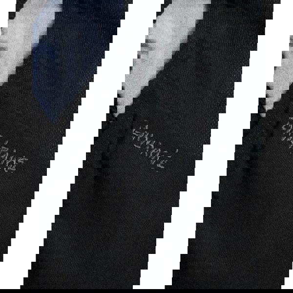 Black Speedo girls digital placement powerback swimsuit with red accents and endurance+ shorts