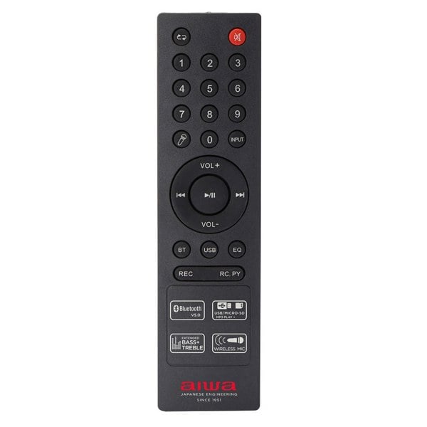 Aiwa KBTUS-400 The Storm Karaoke Party Speaker