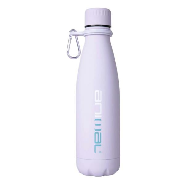 Animal Rubber 480ml Water Bottle - Lilac - 