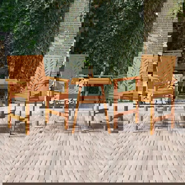 Berkfield Garden Dining Chairs 2 pcs Solid Wood Acacia
