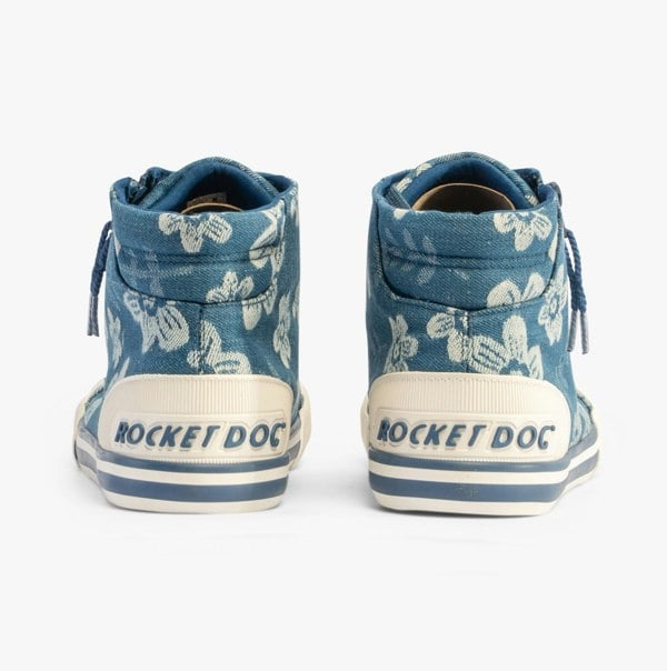 Rocket Dog JAZZIN HI Womens Trainers Navy