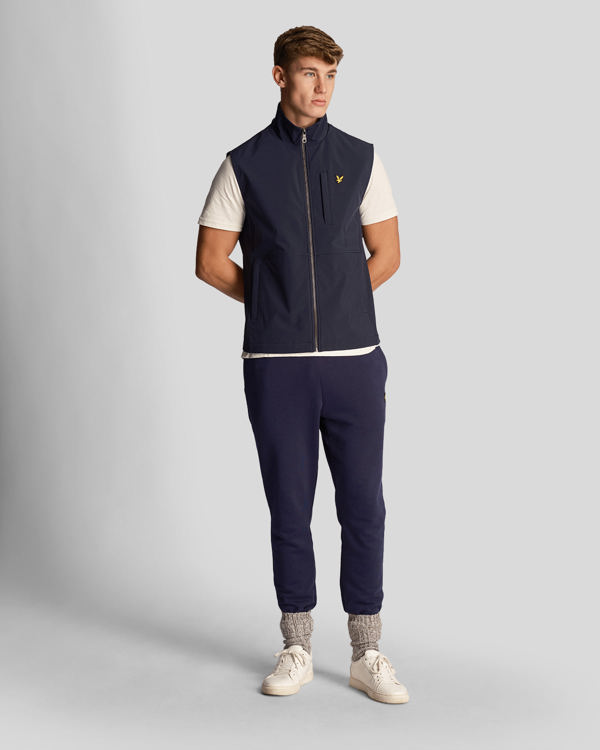 Lyle & Scott Softshell Gilet Jacket - Navy Blue