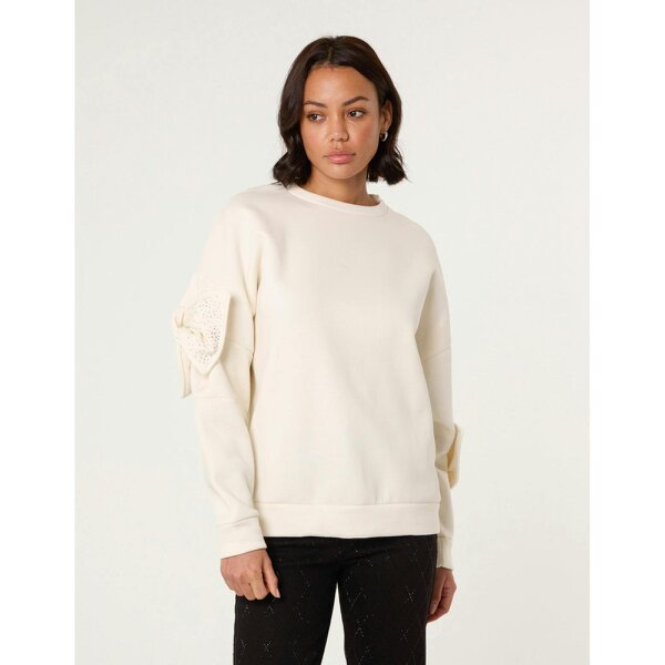Blue Vanilla Bow Sleeve Sweatshirt