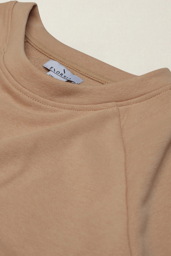 ENORSIA Raw Edge Sweatshirt