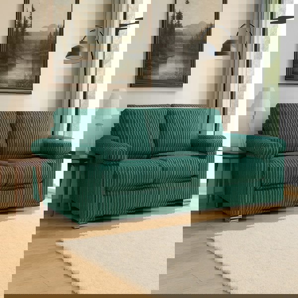 Furnishings For Less Delta Full Jumbo Cord 3 Seater Sofa