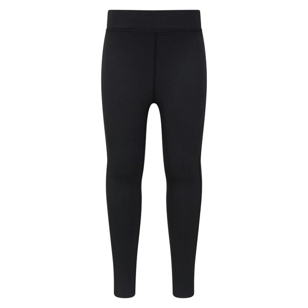 Mountain Warehouse Girls Flick Flack Soft Touch Leggings - Black - 