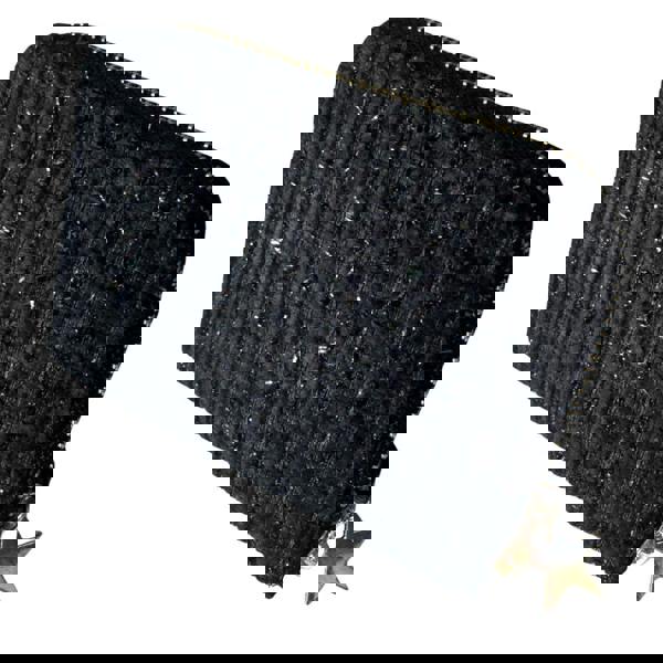 Fores Collection Sparkle Star Zip-Around Purse – Soft Touch Glitter Finish