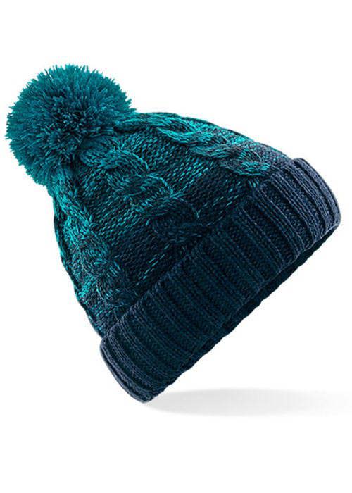 Ladies Pom Pom Beanie Hat