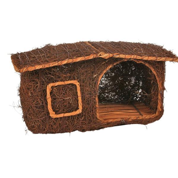 smartbies Cabin Bird Nester Wooden Hanging Nest Box for Garden Birds