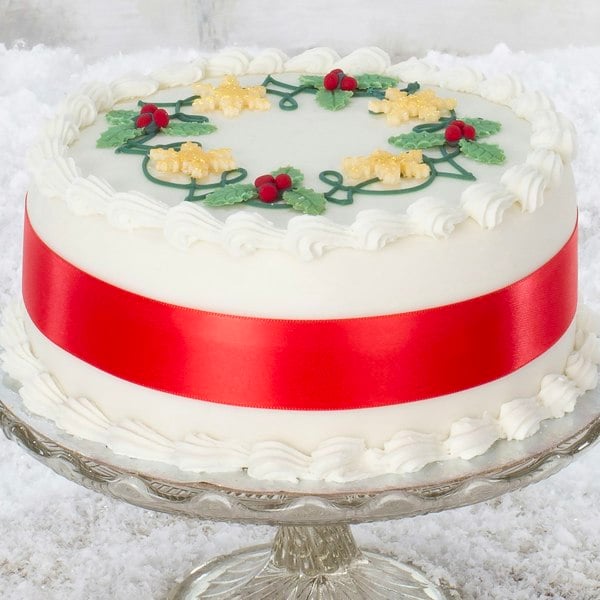 Virginia Hayward Decorated Christmas Cake