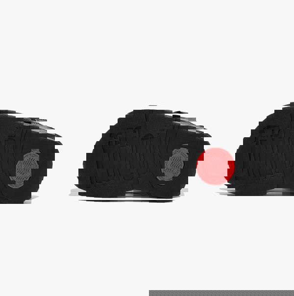 FitFlop LULU Womens Leather Toe Post Sandals Black