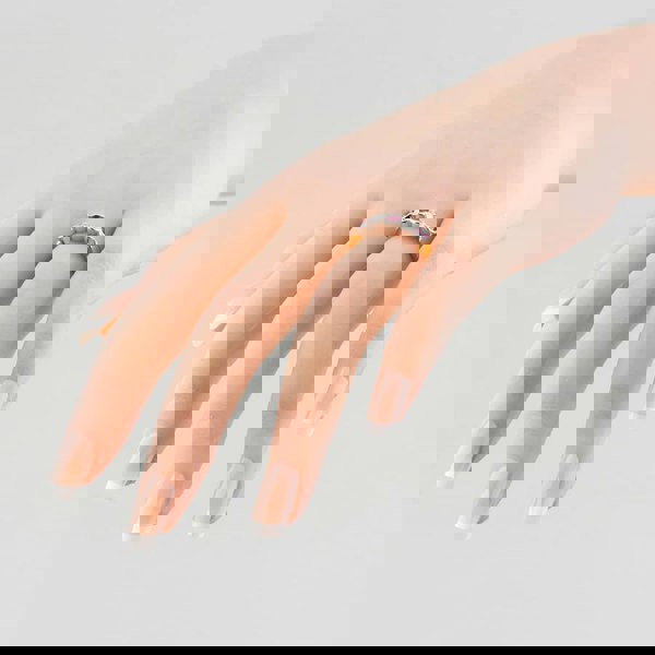 T. H. Baker 18ct Yellow Gold Brilliant Cut Ruby & Diamond Five Stone Ring 33690