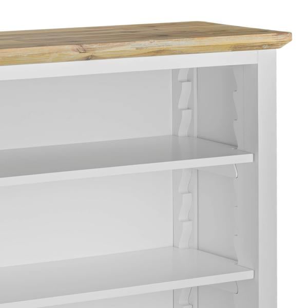Statement Furniture Florence Bookcase Wooden Shelving Unit with Adjustable Shelves, Fully Assembled