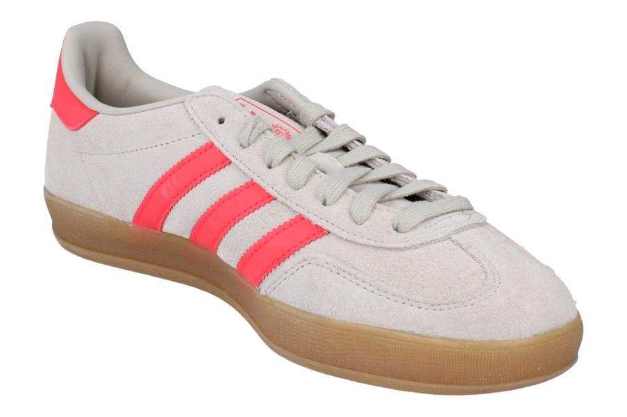 Adidas Originals Gazelle Indoor Mens Trainers  JR3840 - Grey Red Gum JR3840 - Photo 3