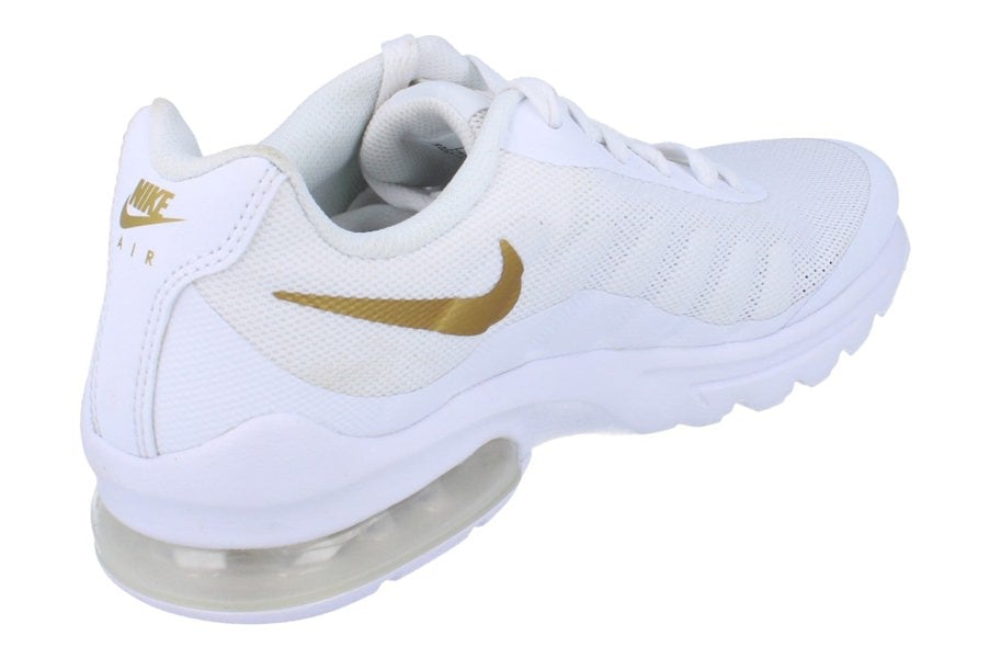 Nike Air Max Invigor GS Trainers 749572 100 - White Metallic Gold 100 - Photo 2