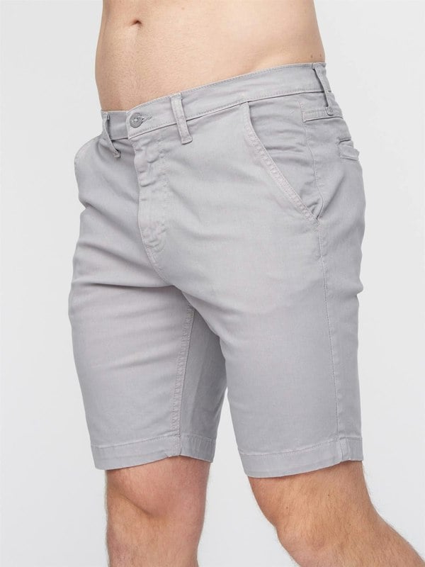 Duck and Cover Moreshore Chino Shorts Light Grey