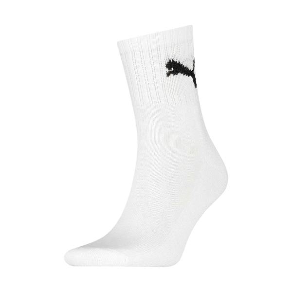 Puma Unisex Adult Lightweight Crew Socks (Pack of 3) - White - 