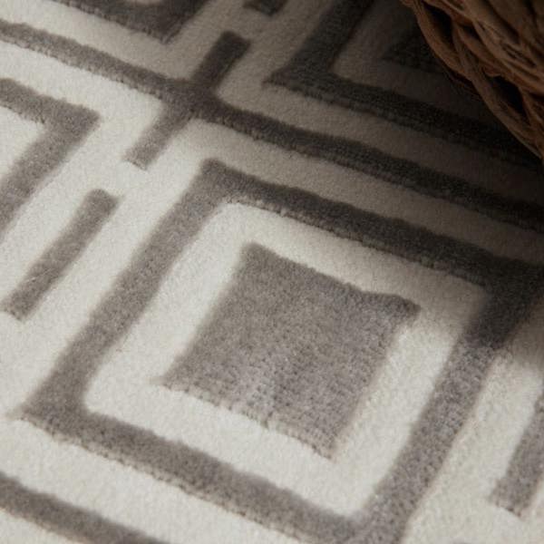 Hanse Home Shortpile Howlite Grey Rug – Modern Geometric