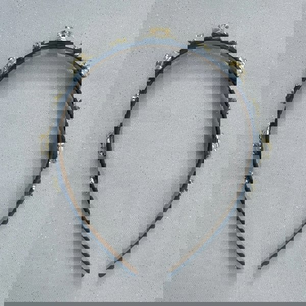 Black Thin Pearl Flower Headband, Delicate Black Headband With Pearls And Flowers, Elegant Floral Hair Accessory, Slim Pearl Hairband For Women, Vintage Inspired Black Headpiece