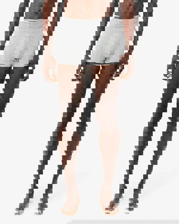 Lacoste 3-Pack of Mens Trunks - Black/White-Silver Chine NUA