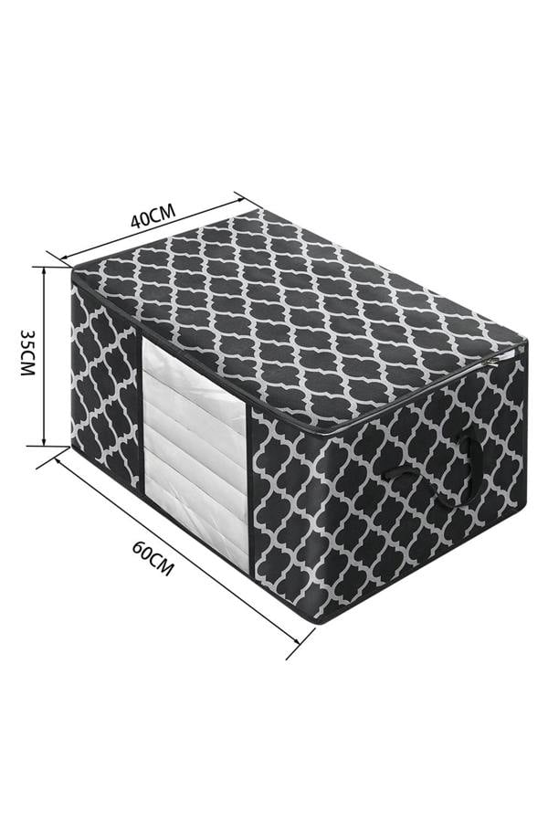 Living and Home Large Capacity Foldable Fabric Clothes Organizer Bag