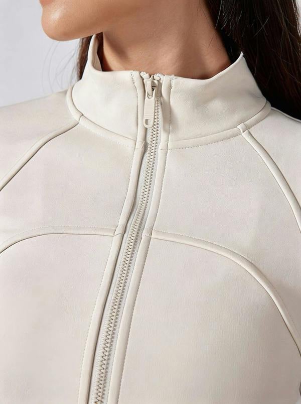 Anniou Cropped Windbreaker Jacket