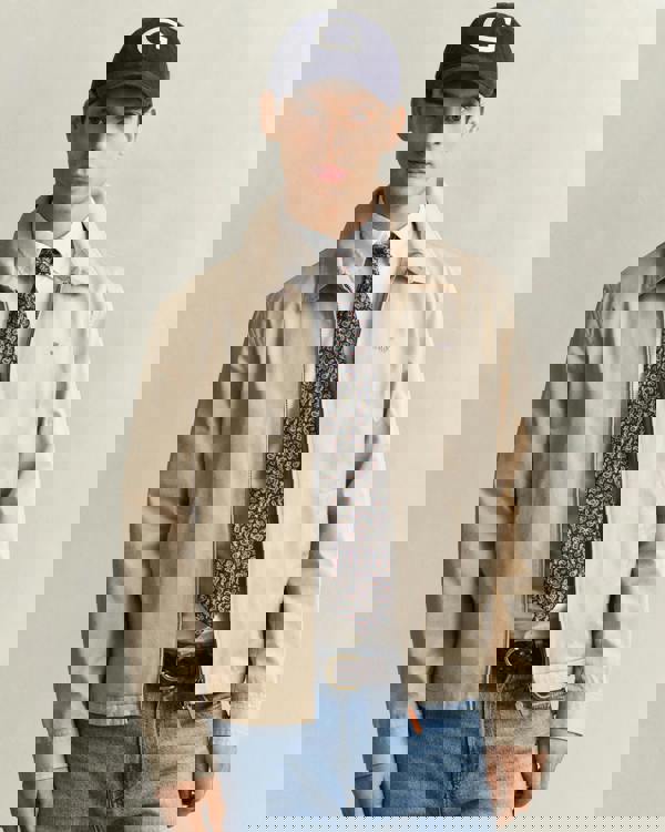 GANT Mens Cotton Windcheater Jacket - 200 Oat Beige