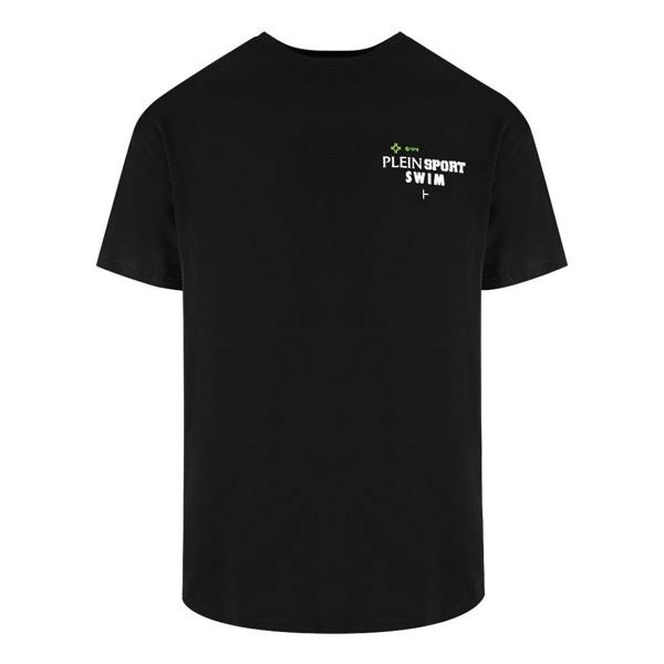Plein Sport Geo Logo Stretch Black T-Shirt