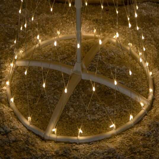 Samuel Alexander 1.8m Light up Christmas Cone Tree with 220 Warm White LEDs and Timer Function