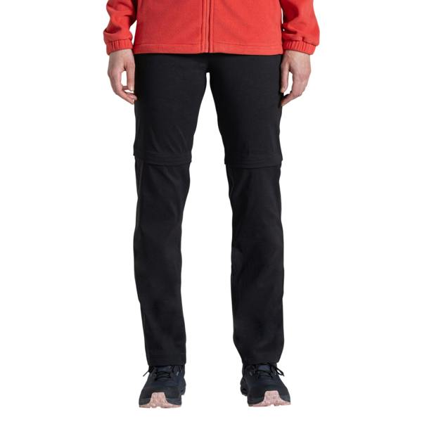 Craghoppers Womens/Ladies Kiwi Pro III Convertible Trousers - Black - 
