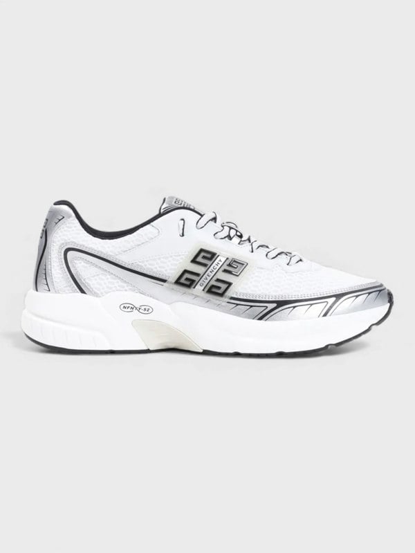 Givenchy NFNTY-52 Runners White Silver Sneakers