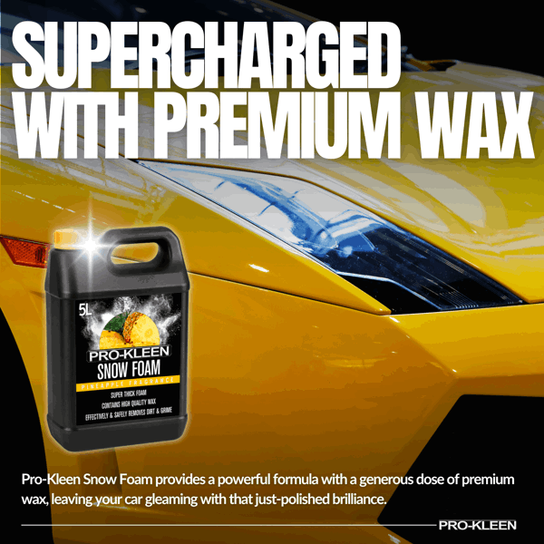 ProKleen Pro-Kleen Snow Foam- pH Neutral, Super Thick and Non-Caustic. 15L Pineapple Fragrance