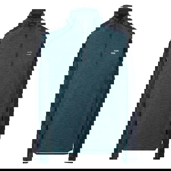 Regatta Mens Hepley Half Zip Fleece Jacket - Moonlight Denim/Navy - 